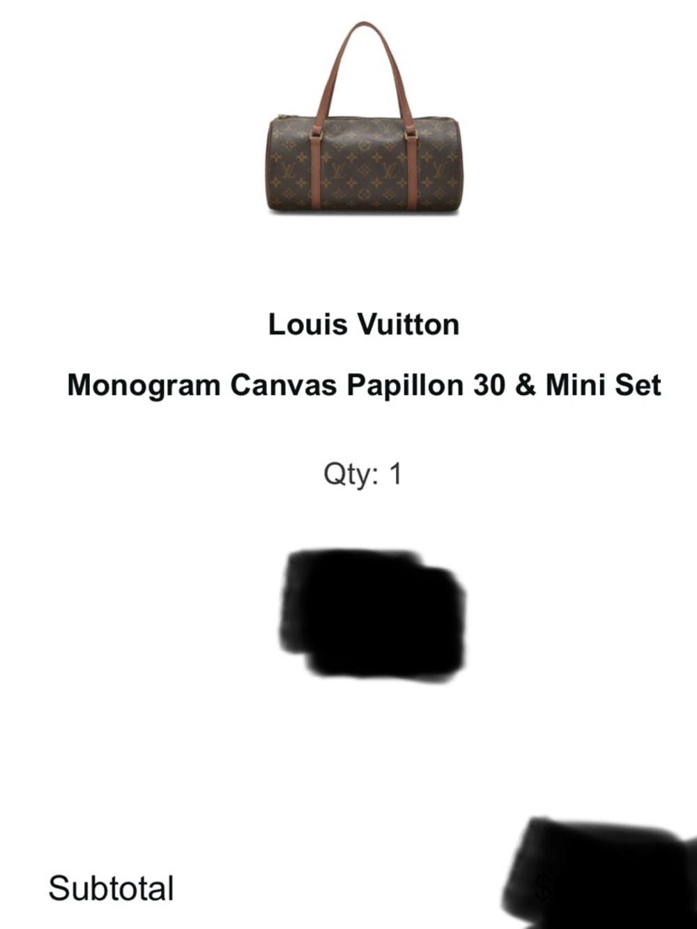 Louis Vuitton Mini Papillon - Picture 9 of 9